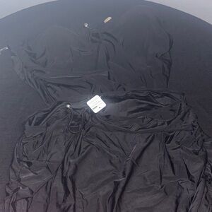 Fashion Nova Black Strapless Dress